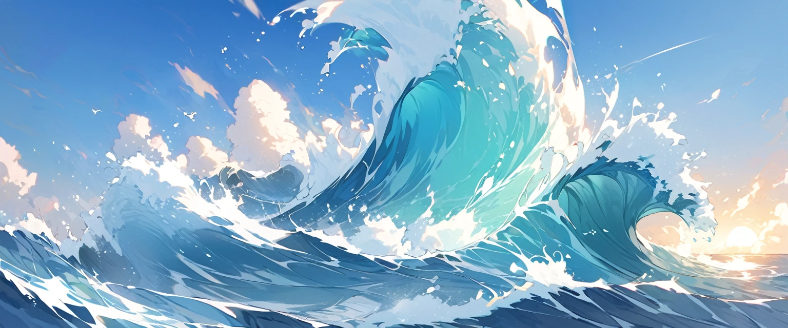 Gentle breezes gather together and become the blue of the sky. Raging waves pile up and become the blue of the sea. If it is filled with our prayers, the blue of hope that all our parents have longed for will be revived.