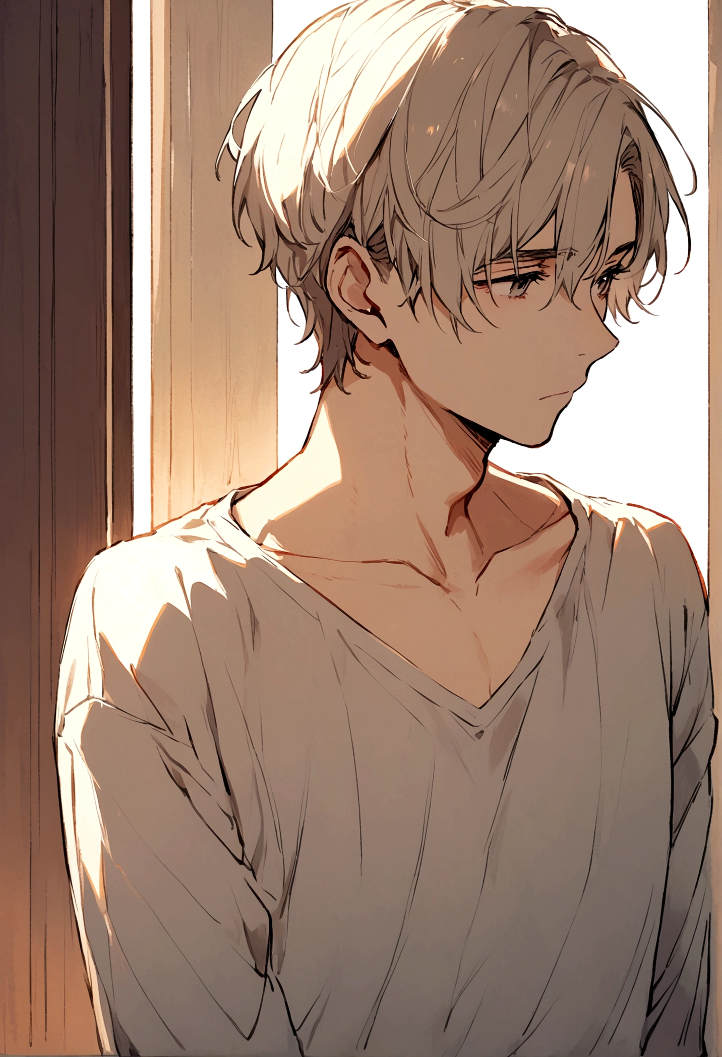 thoughtful boy