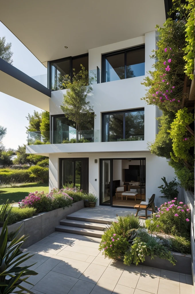 The design of the house of the girl artist who loves music, books, flowers, plants and whales fifty-two hertz
