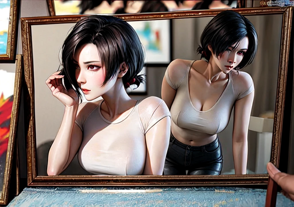 ((best qualityer)), ((work of art)), (detailded), Ada Wong,