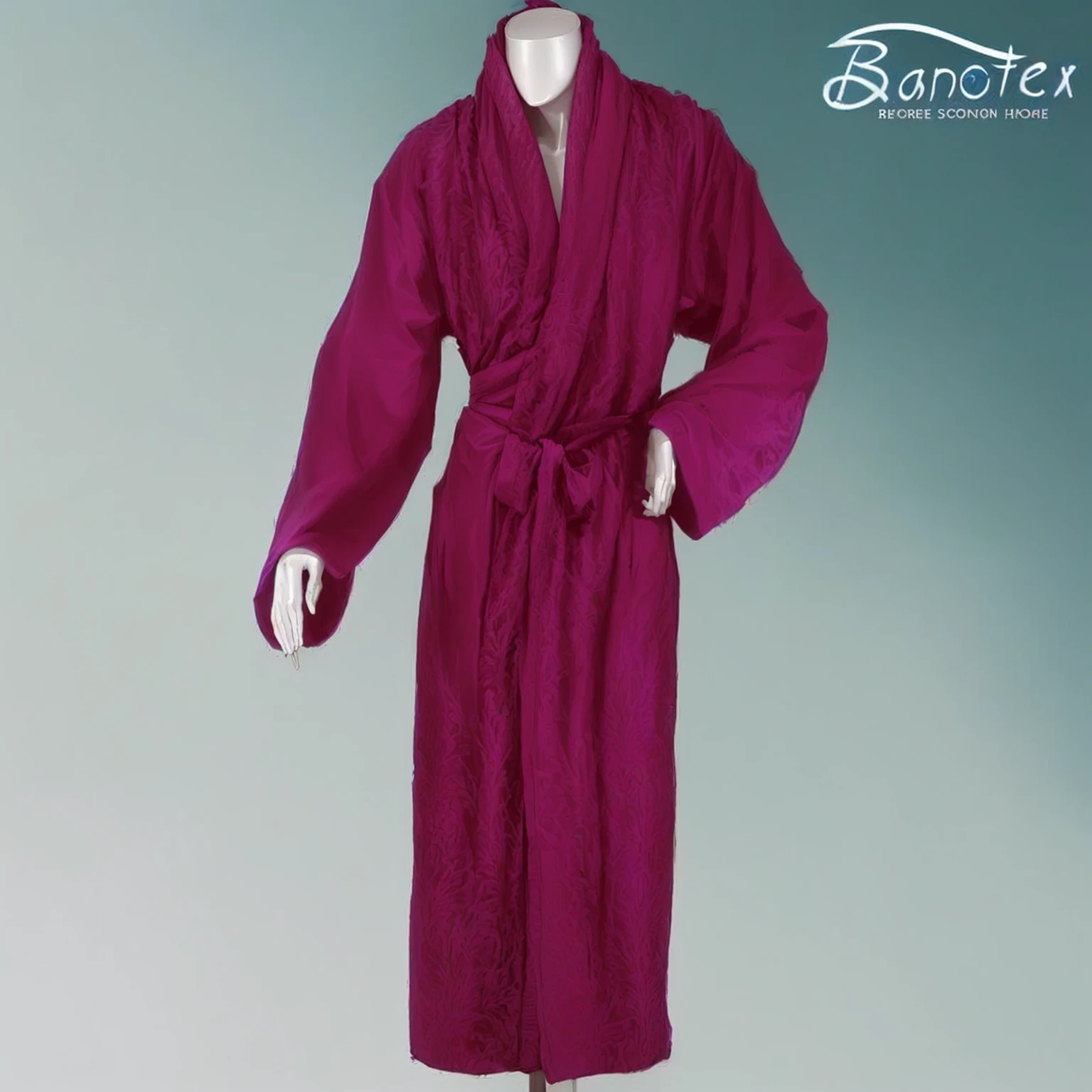 arafed robe on mannequin head with a blue background, bathrobe, robes, dark purple robes, saggy purple robes, wearing a simple robe, wearing simple robes, fantasy robe, robe, purple robes, wearing robe, wearing a robe, robe. perfect face, wearing a luxurious velvet robe, wearing nanotech honeycomb robe, wearing fuchsia silk robe