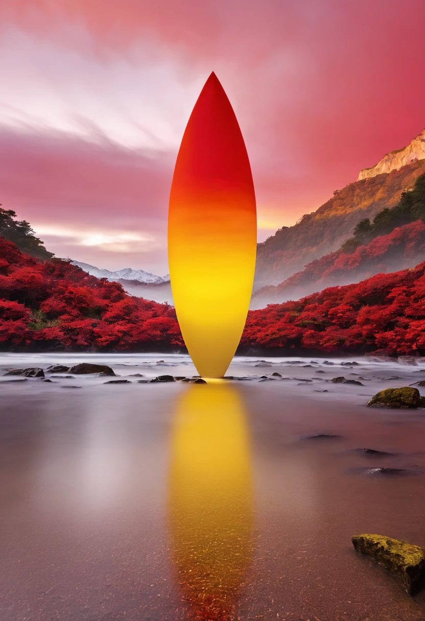 Combination between red and yellow with a lot of aura