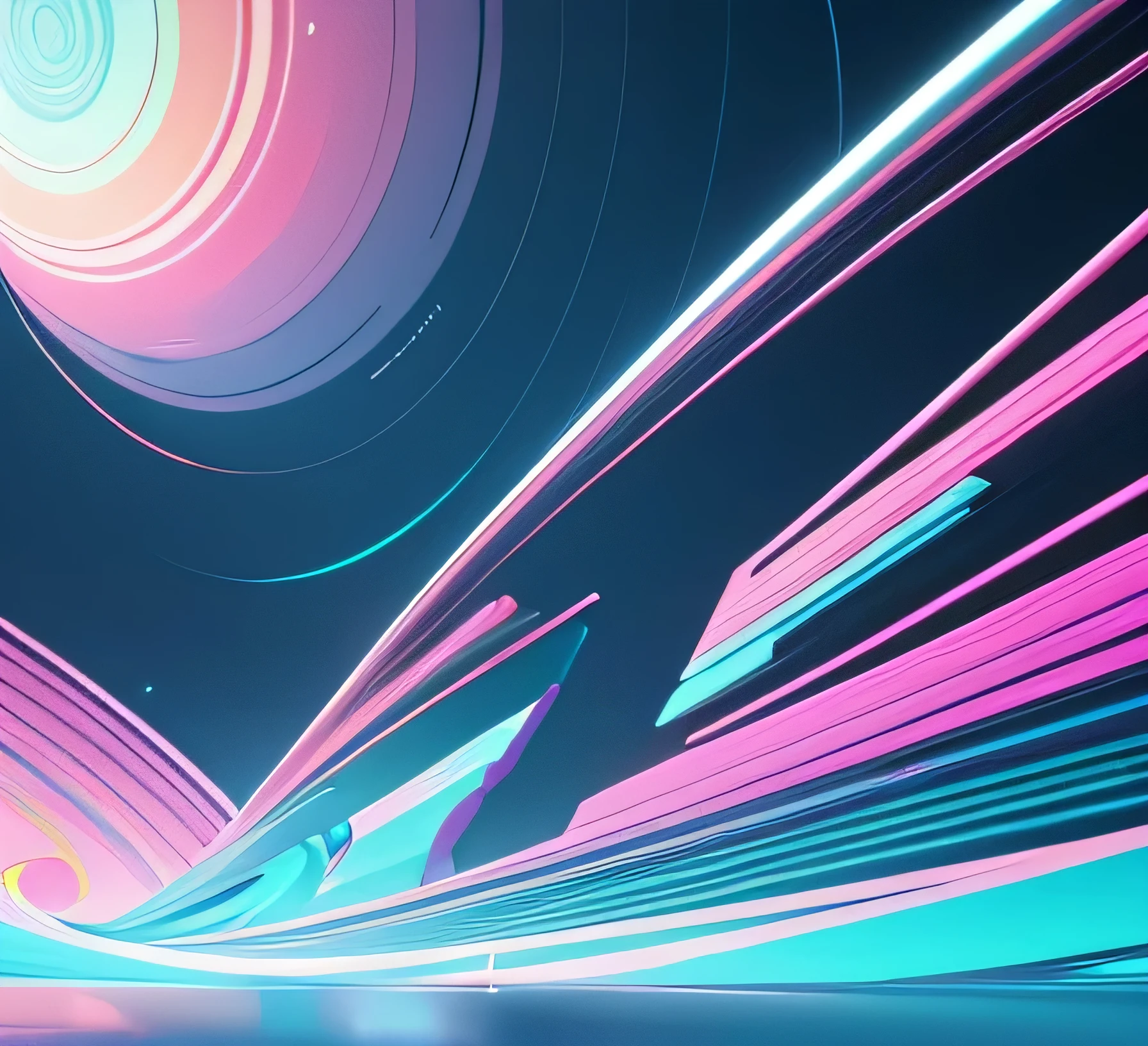 detailed gradient geometric abstract background, 3D render, abstract futuristic design, clean minimalist style, vibrant colorful palette, dynamic composition, elegant modern aesthetic, seamless looping, procedural generative art, experimental digital art, (best quality,4k,8k,highres,masterpiece:1.2),ultra-detailed,(realistic,photorealistic,photo-realistic:1.37)