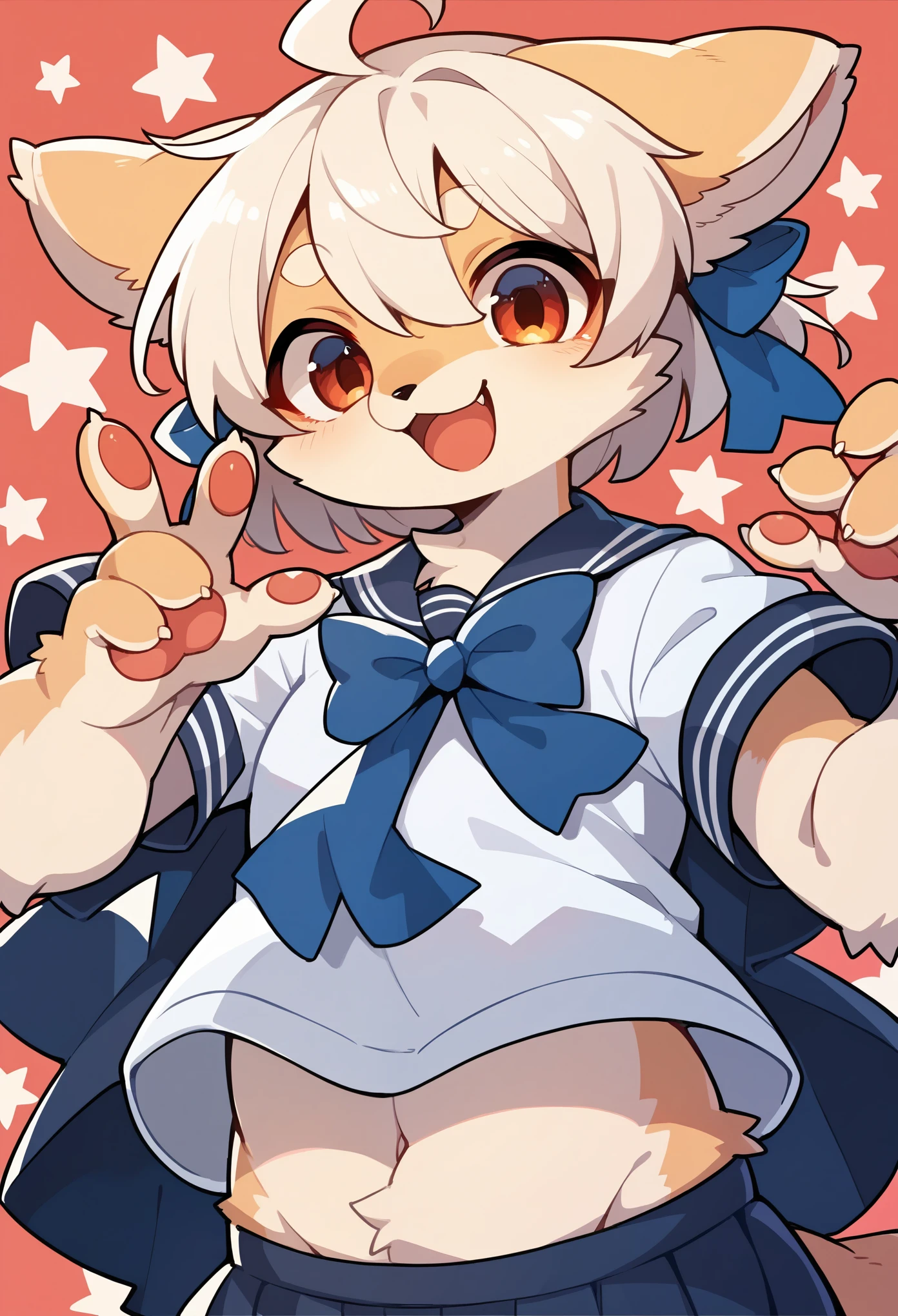 super high resolution, detailed background, school, boy, girl, Happy, joyful, absurdres(Photos of solo travelers)(kemono, furry anthro),