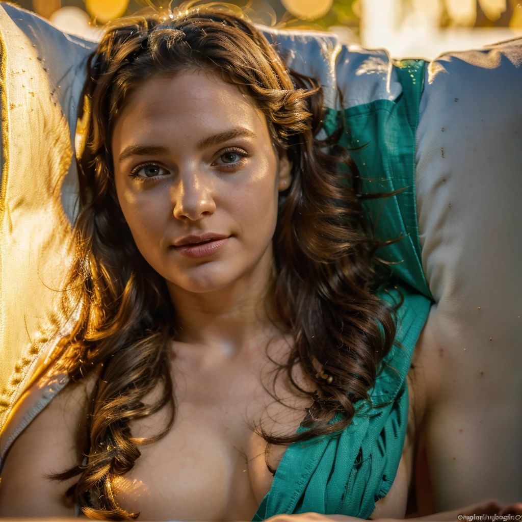 1girl, coralcoast, sitting, beautiful detailed eyes, beautiful detailed lips, extremely detailed face, long eyelashes, ocean, beach, sunset, golden hour, waves, tropical paradise, photorealistic, 8k, high resolution, masterpiece, ultra-detailed, vivid colors, warm lighting, cinematic