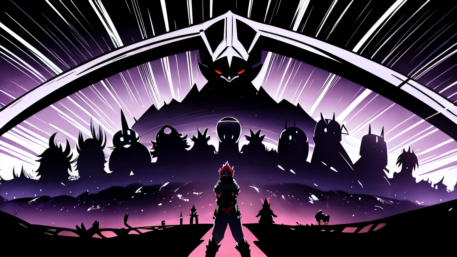 planet of darkness anime type rt line