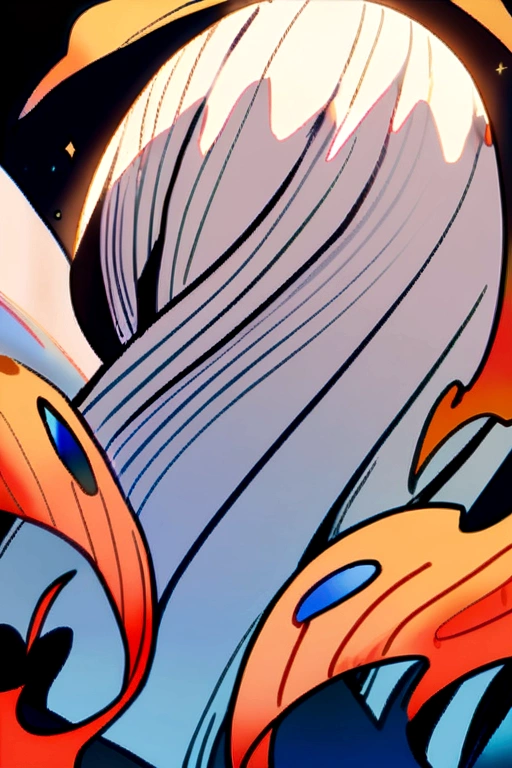fire hair, sheet charácter 2D