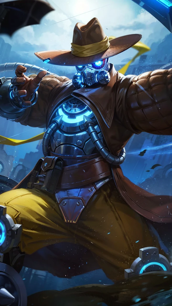 Best quality, masterpiece, detailed skin texture, detailed clothes texture, detailed face, super detail, 8k, intricate detail, 1 boy, The color doesn't change, Muscle guy, 1 guy, strong red eye glow (red eye:1.2), lots hair