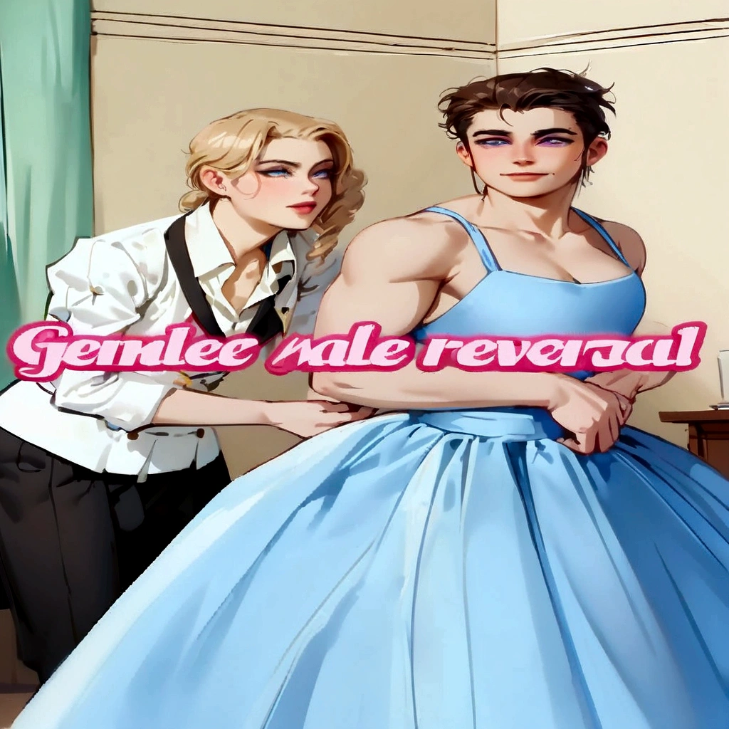 1girl, 1 boy , (((genderswap, genderless, madonna genderbend elegant, reverse, gentle femdom))), romance novel cover, half male and half female, promo art, !female, male!!!!!!!, inspired by Guido Reni, guido reni style, androgynous person, (((extremely gendered))) , very beautiful girl , very pretty boy , Female hugging and dominating male from behind femdom , ((( female hugging behind dominating male))) , (tall strong female) , (skinny small male) , lean male, male is smiling, female is sensual, female wearing a suit besinus