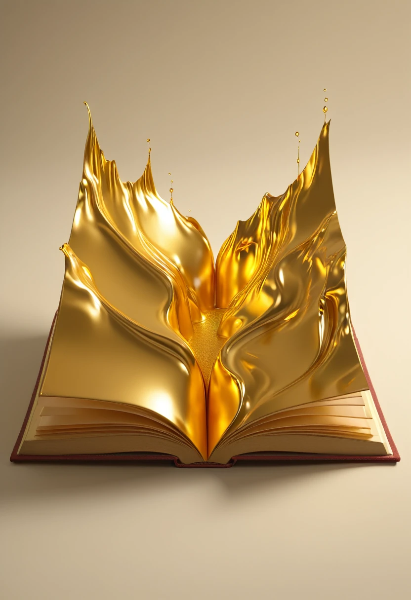 melting golden book