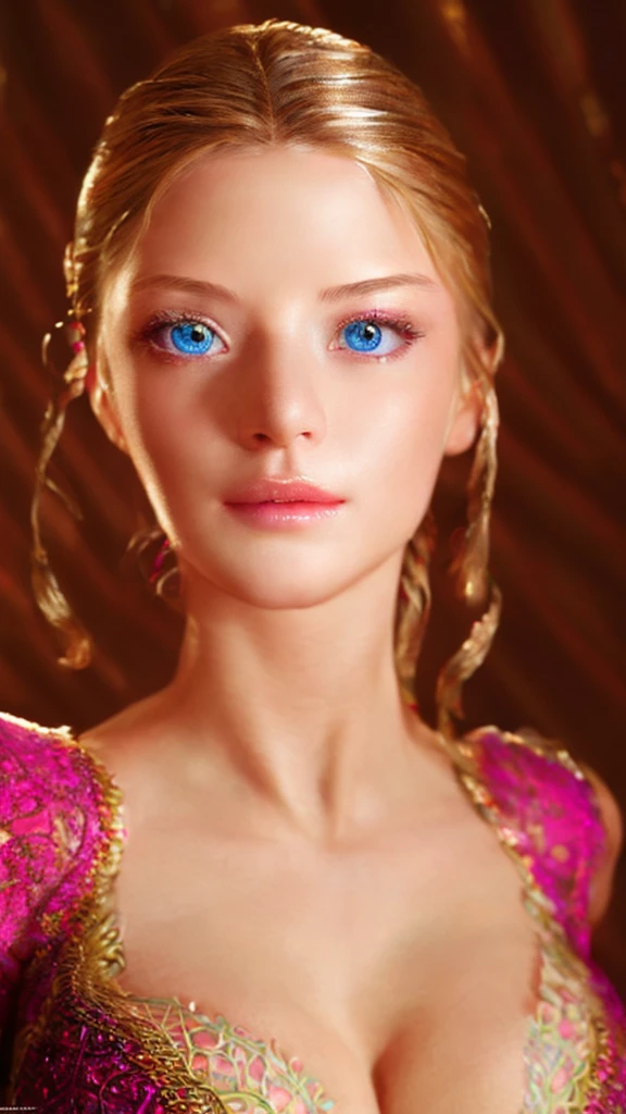 1girl, beautiful detailed eyes, cleavage, beautiful detailed lips, extremely detailed eyes and face, laying on bed, award winning, intricate details, photorealistic, cinematic lighting, volumetric lighting, depth of field, beautiful face, striking pose, dynamic composition, vivid colors, warm tones, dragon transformation