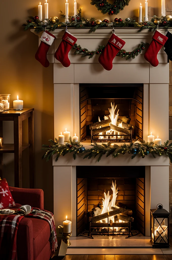 Christmas fire