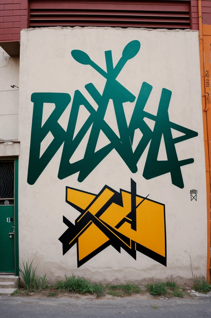 Genera un mural que diga "XxBuckshootxX" escrito en graffiti

