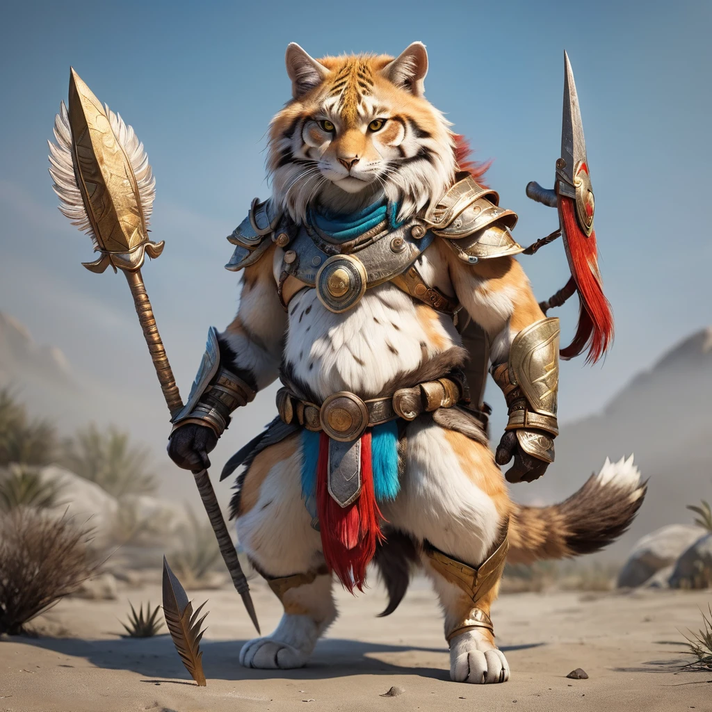 Some Animals Warrior Full Body Shot Facing forward to Camera