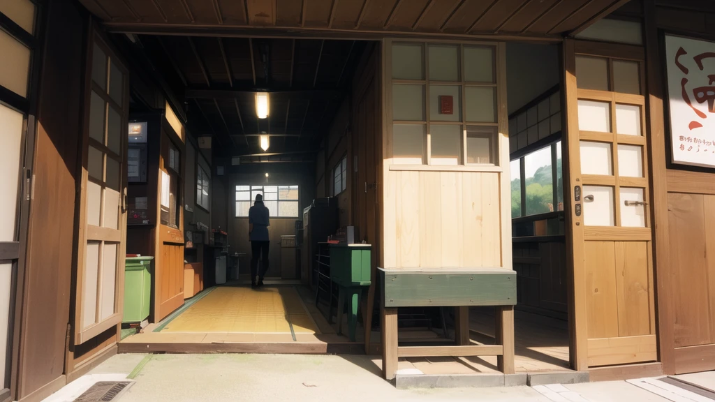 Alley, japanese food machine