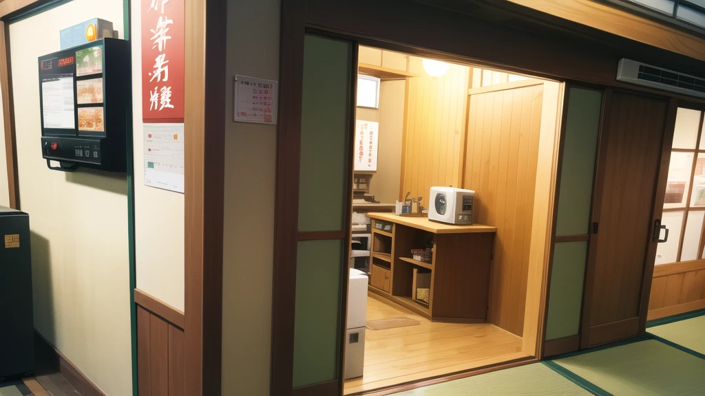 Alley, japanese food machine