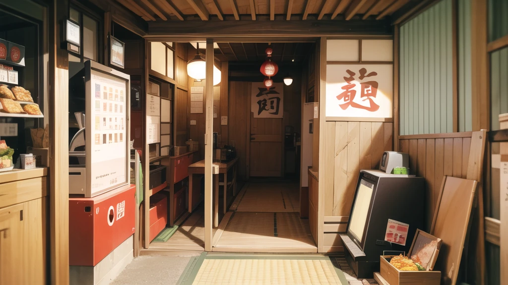 Alley, japanese food machine