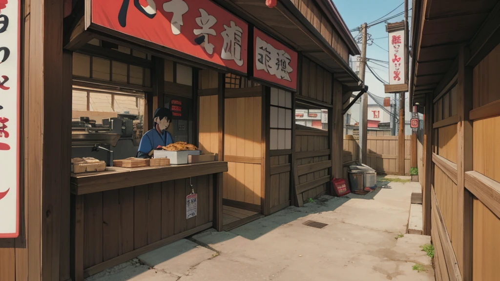 Alley, japanese food machine
