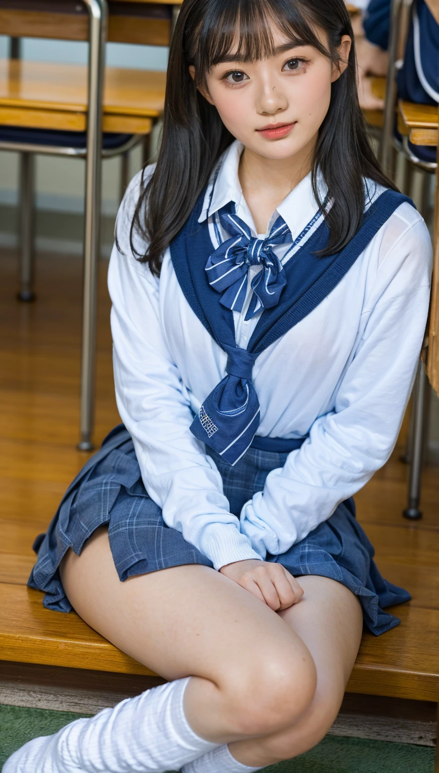 (photorealistic:1.4), best quality, masterpiece, raw 32k photo, (extremely detailed japanese beautiful girl), (extremely detailed eyes:1.2),(baby face), (****ta),(************),(cute face:1.2), ultra-detailed, ultra high res, amazing, BREAK,sitting,
(school uniform:1.5),detailed school girl, (disneyland:1.3), beautiful detailed girl, bangs, cute face, miniskirt,((baggysocks))