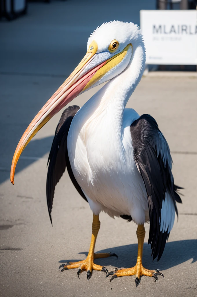 Create an image of delegate rp mixed with pelican