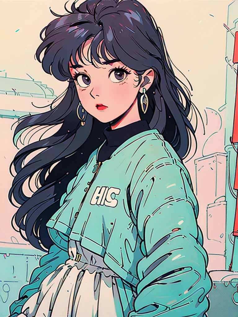 Alley, retro style