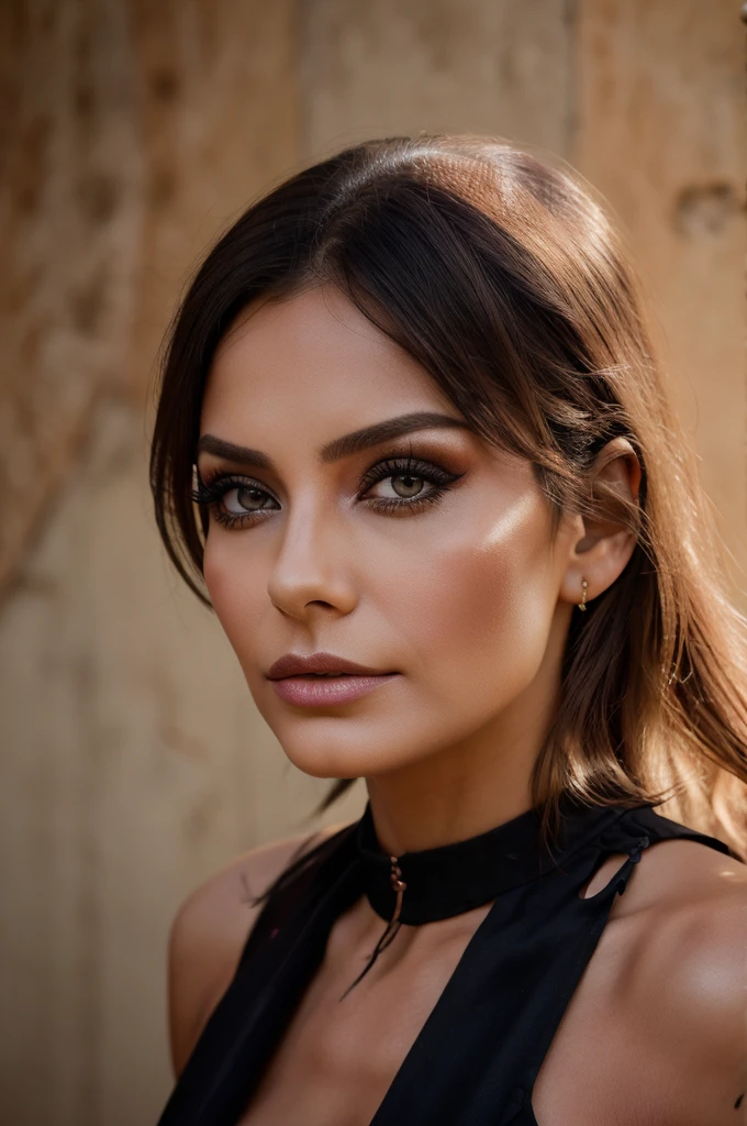 professional photo shoot, of an incredibly beautiful woman resembles Anizhurit, Con corpse pain makup, high resolusion, alta calidad, fotorrealista, realista, ((obra maestra))