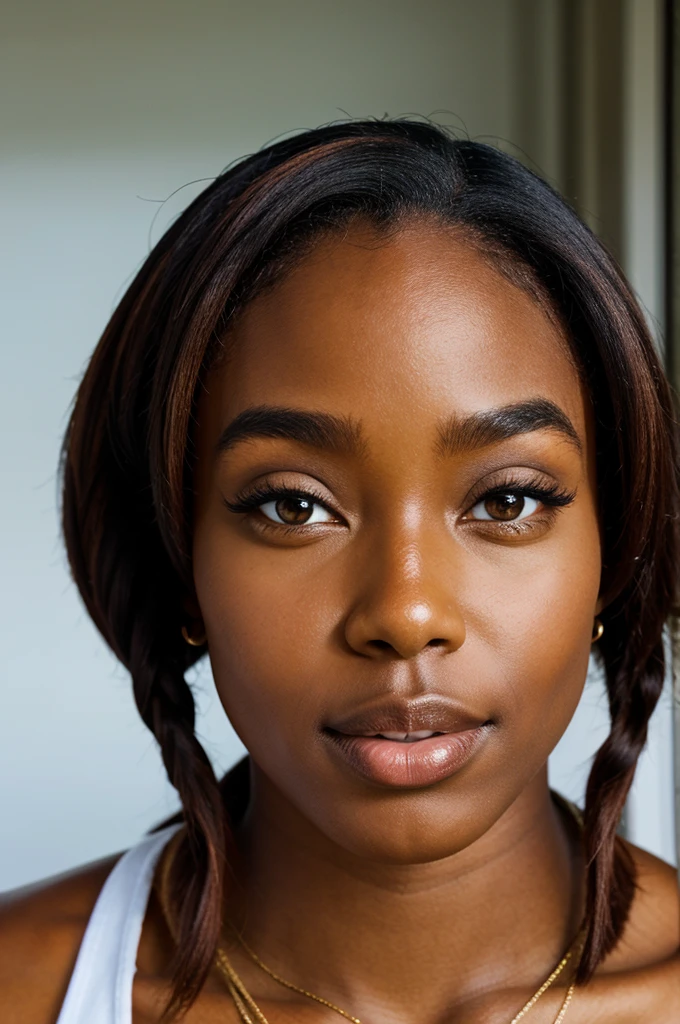 melanin, a woman
