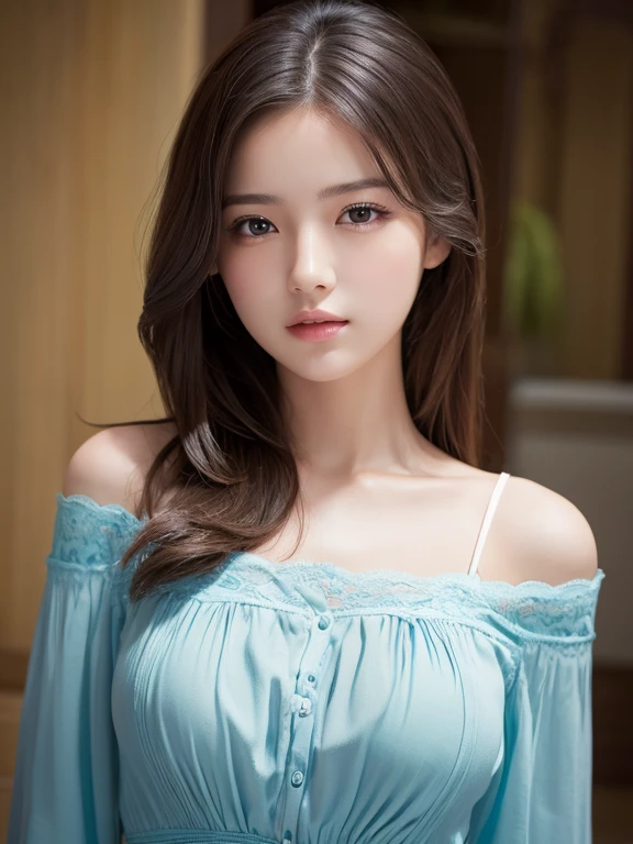 ((masterpiece, Highest quality, High resolution)), 1 Girl, (Realistic: 1.4), I&#39;m looking forward to, (Beautiful dark eyes:1.2), avert your eyes, iris, Shoulder length, (Beautiful Hair:1.5), (Small breasts:1.3), (Skinny body type:1.2), (Short-sleeved uniform:1.2), School classroom, (From the side:1.5), Smooth, Highly detailed CG composite 8K wallpaper, High resolutionのRAWカラー写真, Professional photography, Light, BackLight, dream-like, impressive, Written boundary depth