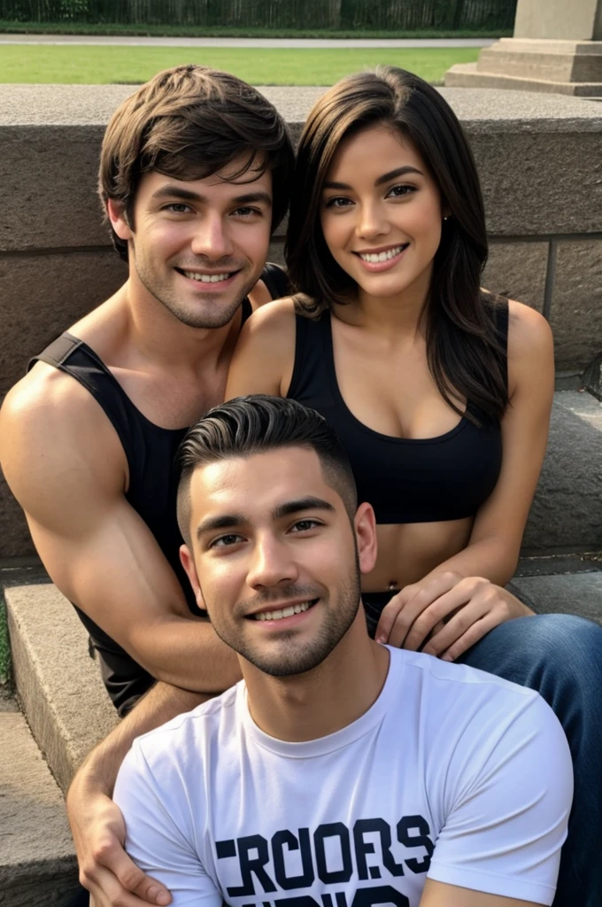 Bryan with his friend