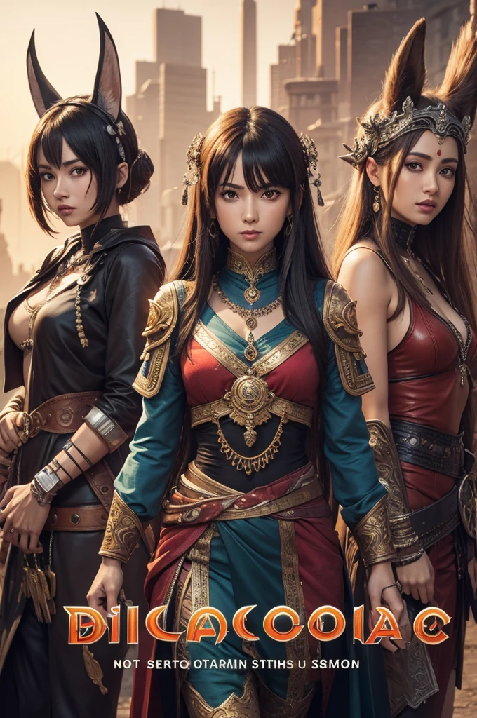 Cover image with all the Balas characters in HD