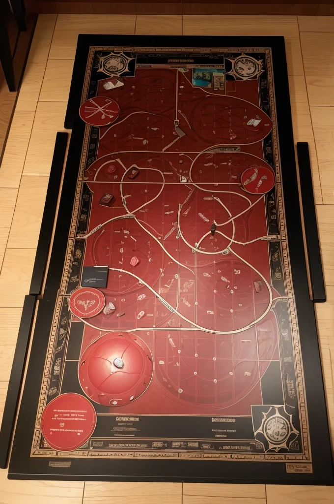 Image of board game representing the cardiovascular system 