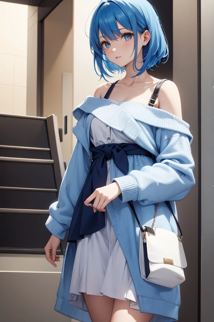 blue hair
