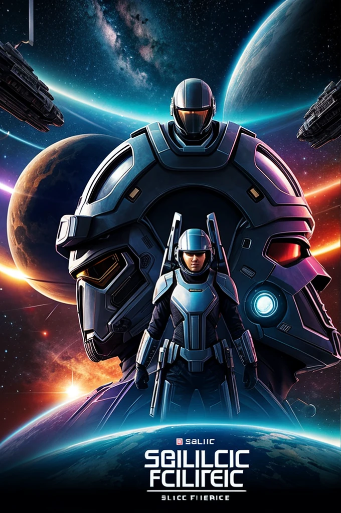 Galactic science fiction cover