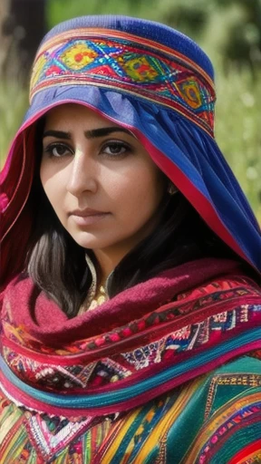 Woman Armenia. focus in face