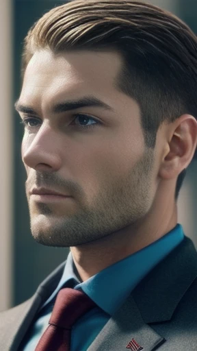 Men Russian. focus in face