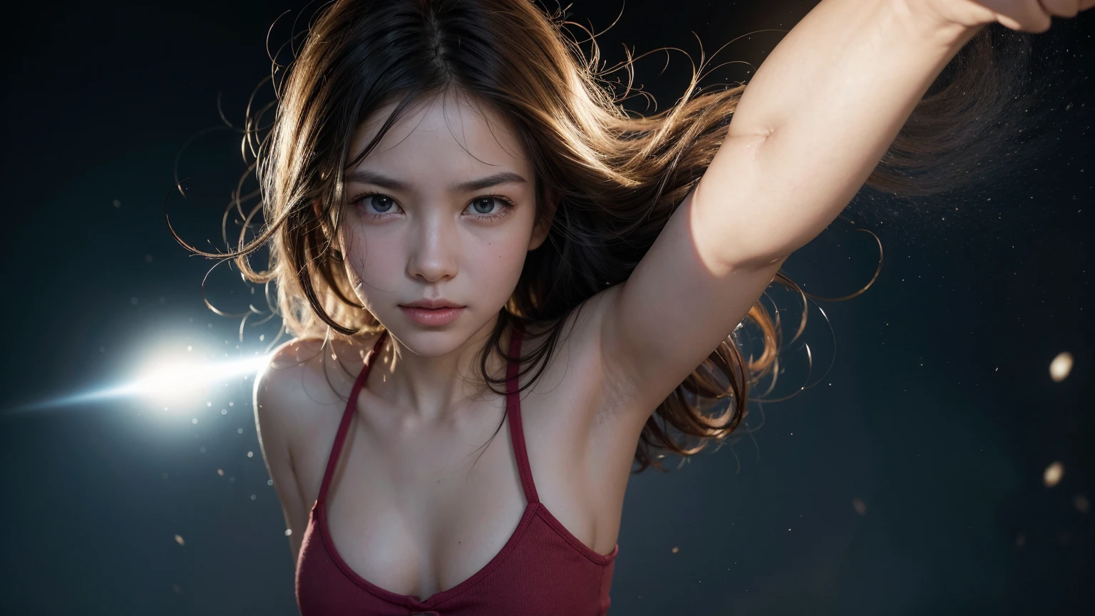 Image of a radiant and healthy person, denoting the balance achieved after releasing repressed emotions.