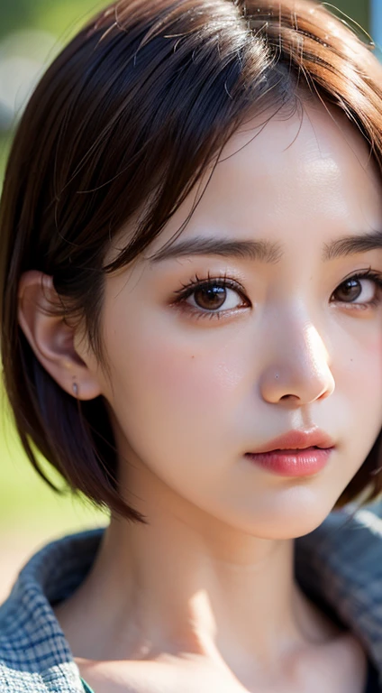 (chiayi:1.5), close up, masterpiece, best quality, raw photo, photorealistic, face, incredibly absurdres, beautiful girl, cute, short hair, depth of field, highres, ultra-detailed, finely detail, extremely detailed, extremely detailed eyes and face, sharp pupils, realistic pupils, sharp focus, ccinematic lighting