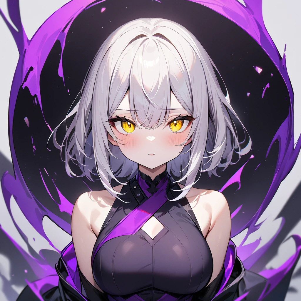 (masterpiece, top quality, very aesthetic, 4k、illustration), intricate detail, 1girl,Standing 、(upper body)、clear face、(Swirling eyes)、,
Cute 、Random Hair Color、,middle hair,sidelock ,Random Color eyes、ninja clothes、small 、Slim 、