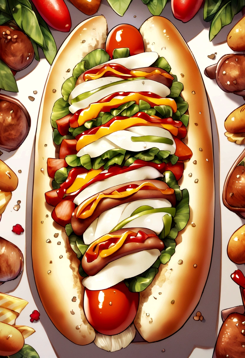 Make a hot dog