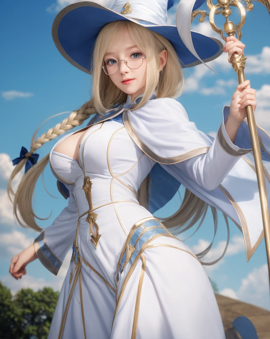 (ultra realistic,32k, masterpiece:1.2),(high detailed skin:1.1),( high quality:1.1),
<lora:priestess_(goblin_slayer!)_v1:0.7>(evil grin, v-shaped eyebrows:1.1),(eyeliner,long lashes, mascara:1.15),aapri, long hair, blonde hair, white headwear, , white dress, puffy sleeves, long sleeves, pelvic curtain, thighhighs, thigh boots, moonshimmer cove, iridescent moonlight, secluded beaches, sanctuary of lunar spirits (blurry background:1.2),(looking at viewer, portrait:1.1),, huge breast,large breast,<lora:add_detail:0.97>,full body,
(soft shaded neon light:1.1),