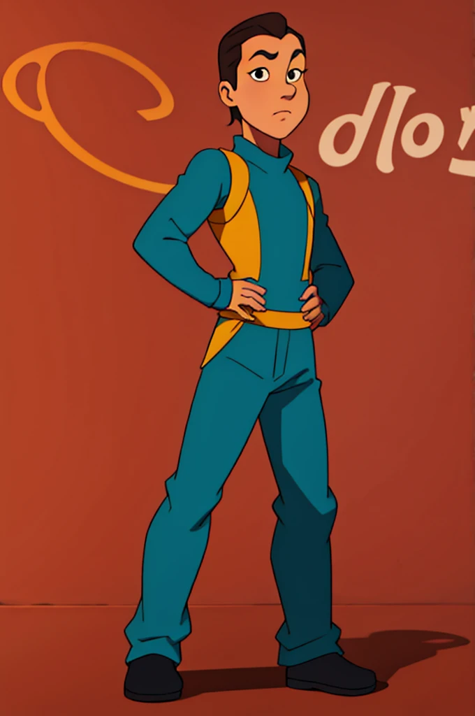 Cartoon character man , Standing pose 
