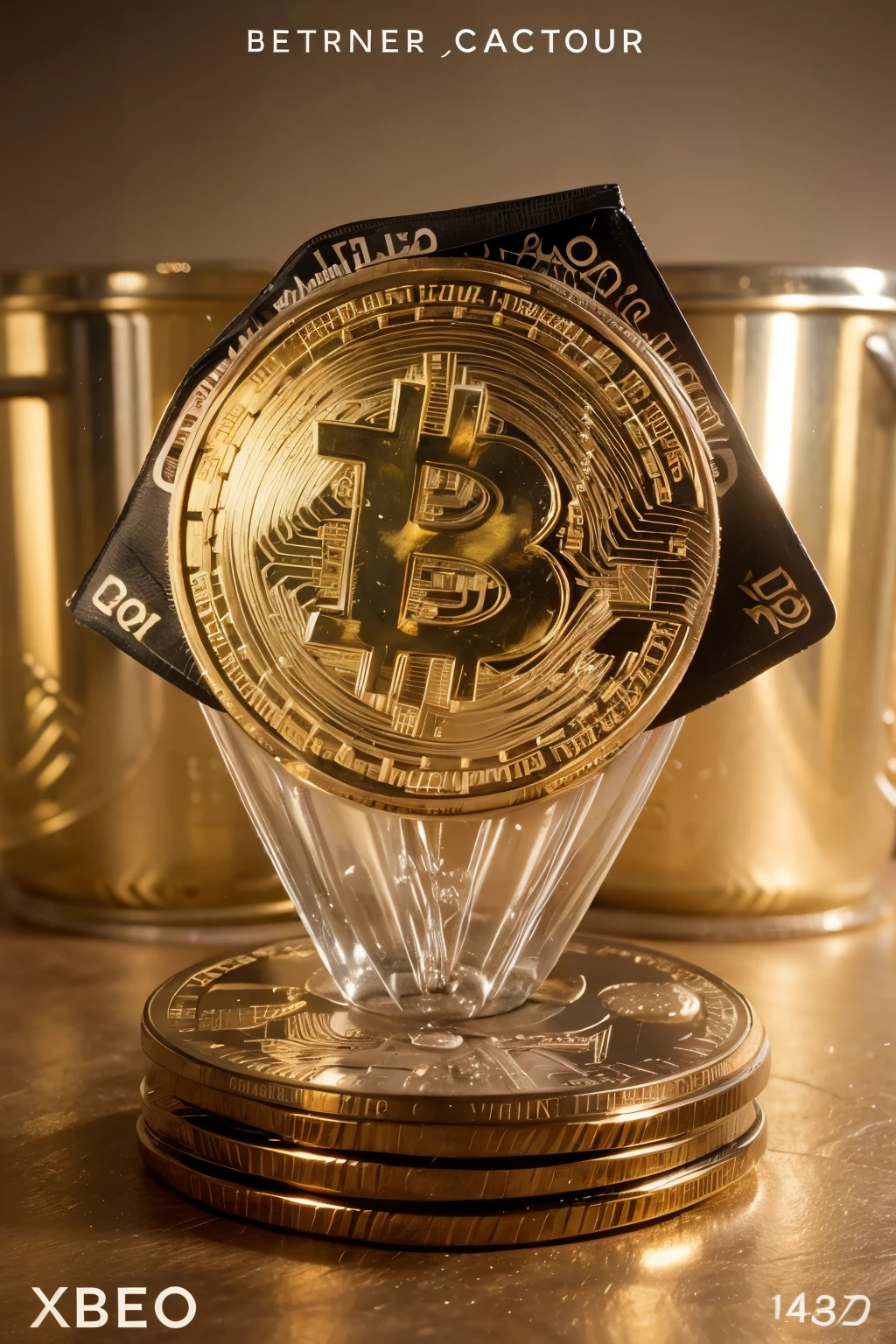 Create an eye-catching cryptocurrency course cover