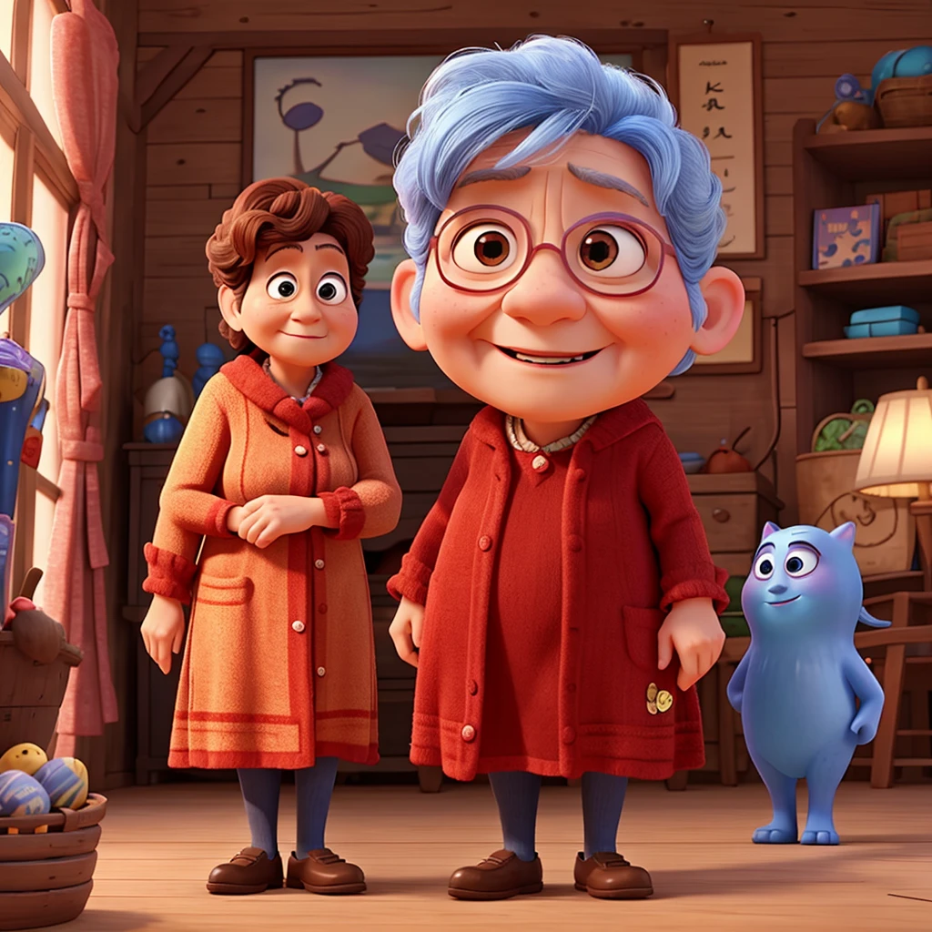 grandmother、Pixar Style