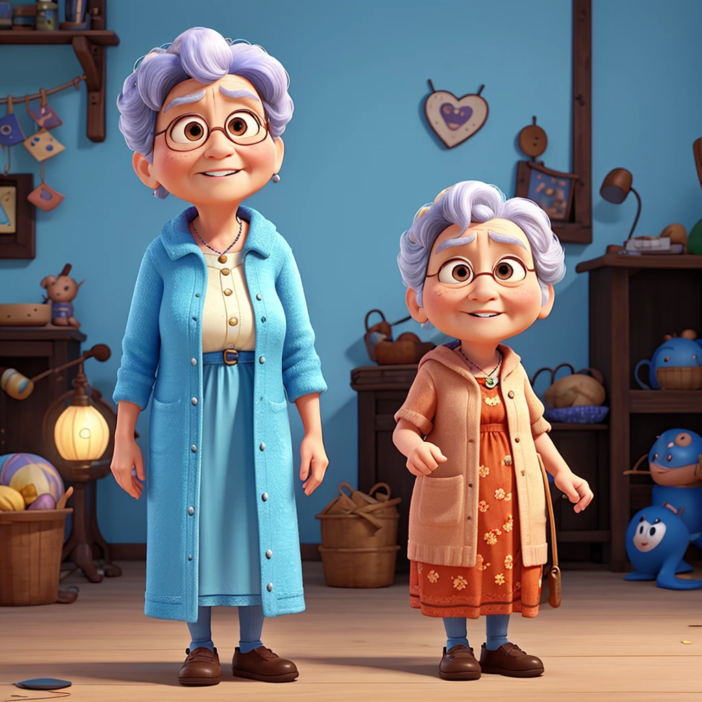 grandmother、Pixar Style