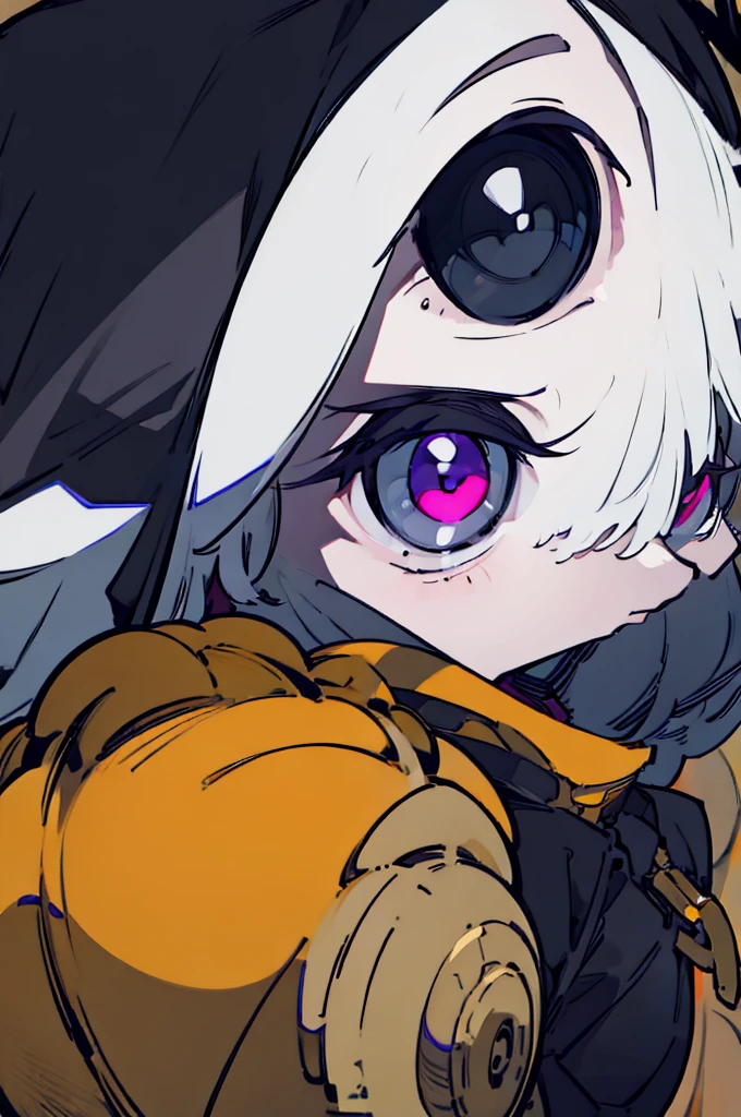 girl with one eye, single eye, cyclope, one eyes, cyclope, cyclope rpg, single eye