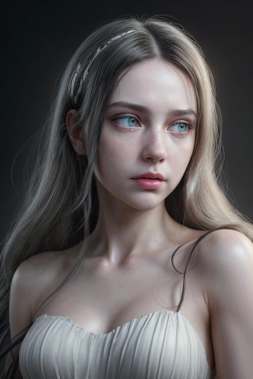 British girl, White skin, beautiful woman, long wavy black hair, light eyes, big eyes highlighting, short dress with hyper details, Full body, slim waist, small breasts, fleshy mouth.
[(Hassleblad H6D-400c)], [(medium format image)],[(dreamy)],[(400 mega pixels)], (photorealistic:1.4), (RAW photo:1.2), (8k), (masterpiece:1.3), (realistic), (hyper-realistic), ultra-detailed, illustration, very_high_realistic:1.5 ,very_high_resolution:1.5, HDR, CG, unity, 8k wallpaper, Amazing ,finely detail, official art, extremely detailed CG unity 8k wallpaper, (best quality), incredibly absurdres, ultra-detailed, light on face, cinema lights, cinematic lighting, professional lighting, photon mapping, radiosity, physically-based rendering, solo focus, sharp focus,
highres, extremely detailed ,extremely delicate and beautiful, intricate detail, facial muscles, beautiful detailed girl, natural makeup, extremely detailed face,  looking away.
 
