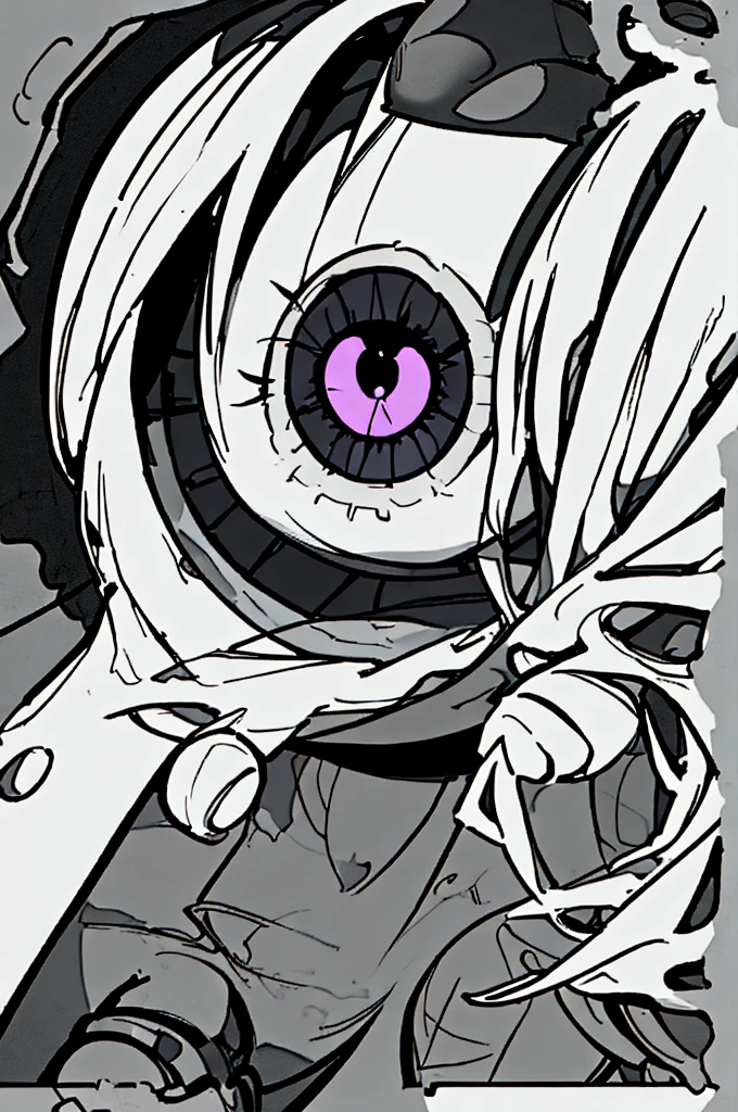 girl with one eye, single eye, cyclope, one eyes, cyclope, cyclope rpg, single eye