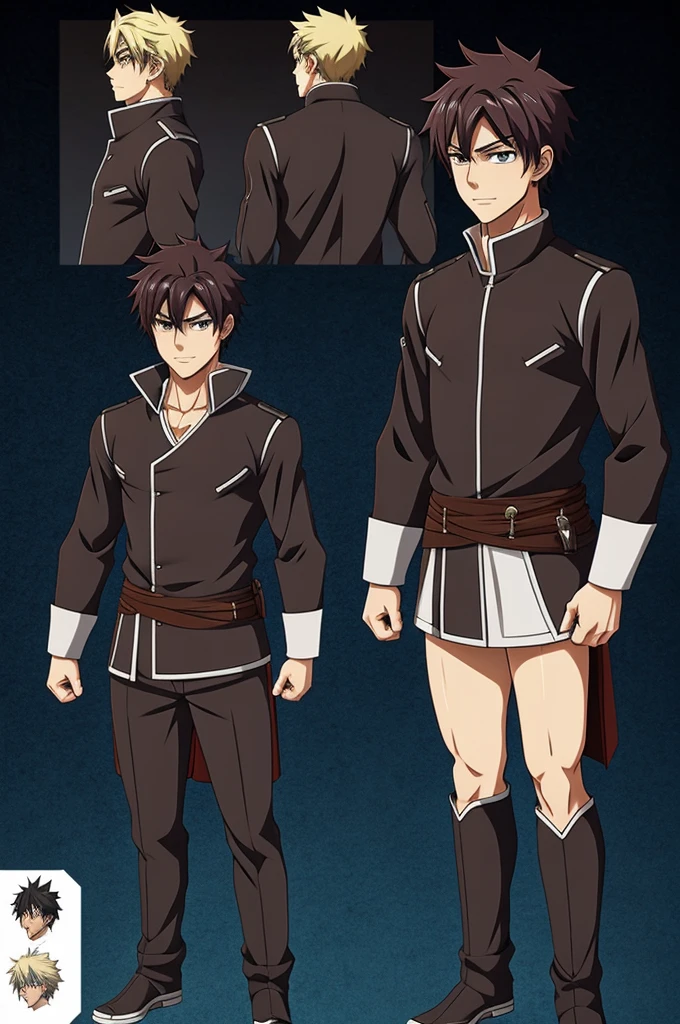 Generate a male anime character