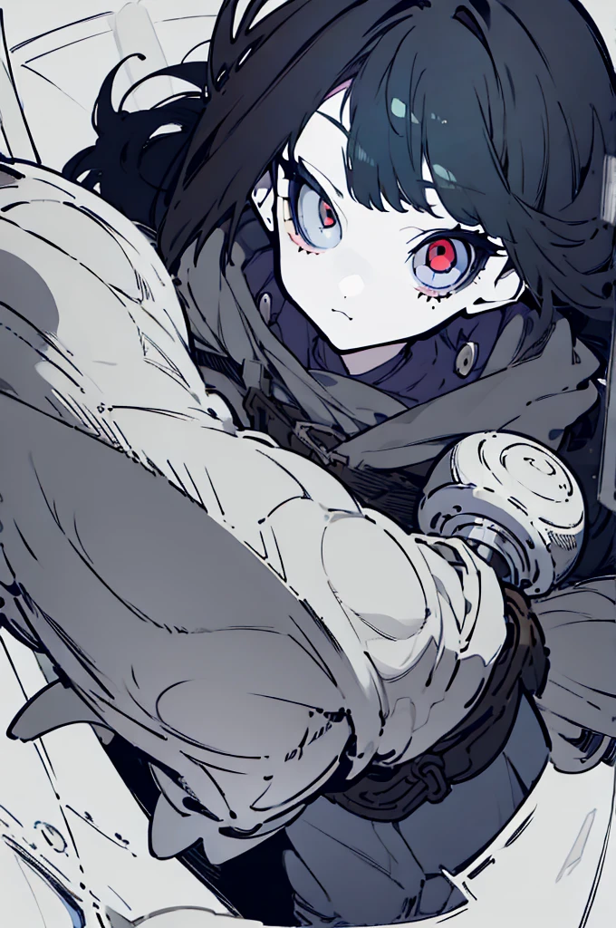 girl with one eye, single eye, cyclope, one eyes, cyclope, cyclope rpg, single eye