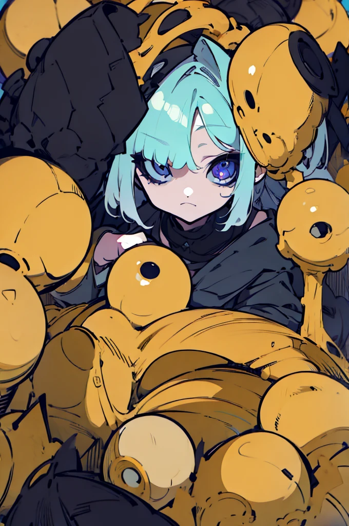girl with one eye, single eye, cyclope, one eyes, cyclope, cyclope rpg, single eye
